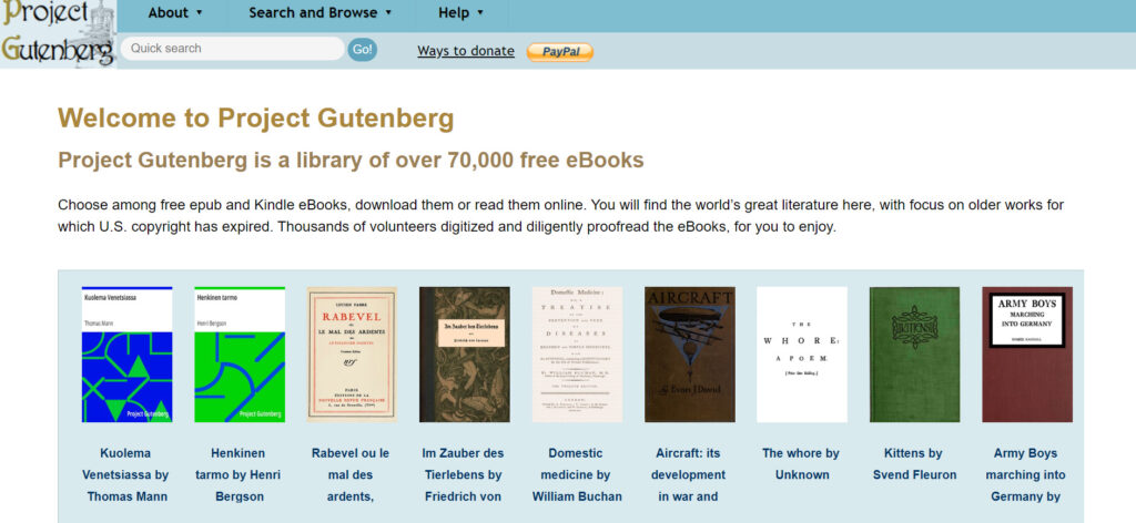 Project Gutenberg